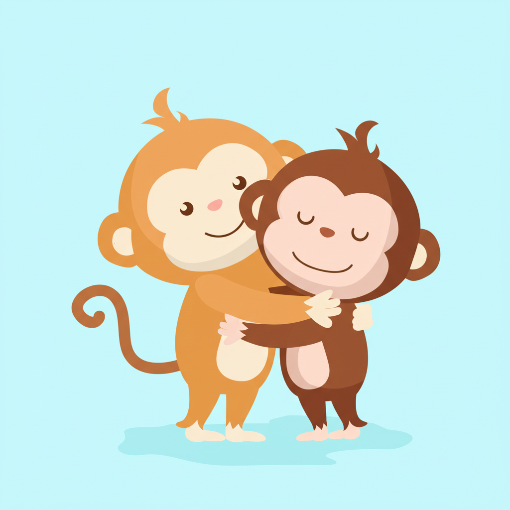 Bubba & Ed hugging